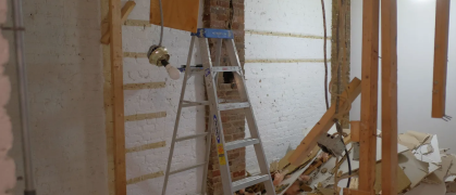 ​Suzanne Seggerman's damaged Noho loft.